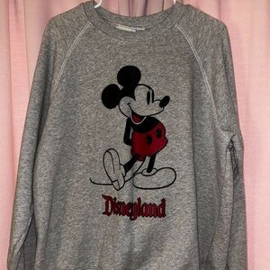Grey Disney Mickey Mouse sweatshirt crewneck
